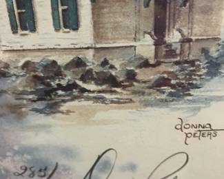 #288	Donna Peters Signed and Numbered Lighthouse Print 285/500	 $75.00 			