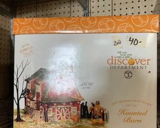 #200	Dept 56 Haunted Barn	 $40.00 			