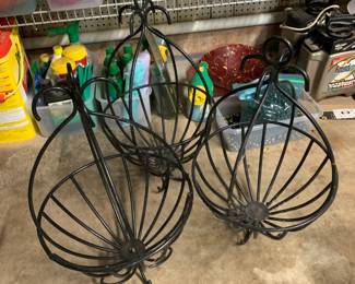#203	3 Metal Hanging Plant Stands 22" x 12"	 $45.00 			