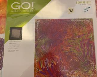 #161	Go Fabric cutting die 6.5	 $25.00 			