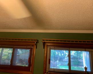 #155	pair of window shelves with spindle self 50 wide  you removeC	 $30.00 			