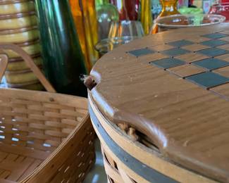 #121	Longaberger basket corn basket 1991 17x12 	 $30.00 			