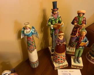 #250	Jim Shore Christmas Carolers 4 Piece Set	 $70.00 			