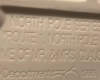 #287	Dept 56 North Pole Route 1	 $40.00 			