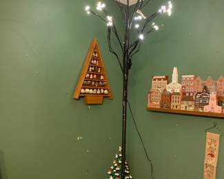 #157	lighted black 6' Tall Tree - Home Décor	 $60.00 			