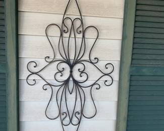 #176	Metal Wall Décor 32x15"	 $20.00 			