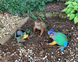 #230	3 Metal Frogs 17x 8	 $60.00 			