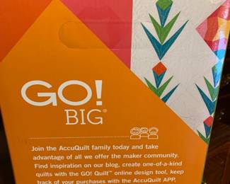 #097	accurate cut go big easy cut machine in box 	 $600.00 			