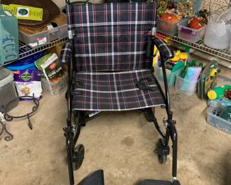 #197	Plaid Drive Transport Chair 18"	 $40.00 			