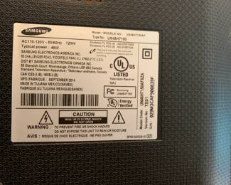 #047	samson tv flat screen 46 inch with remote	 $120.00 
