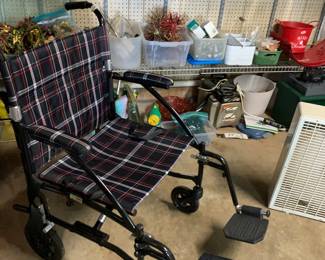 #197	Plaid Drive Transport Chair 18"	 $40.00 			