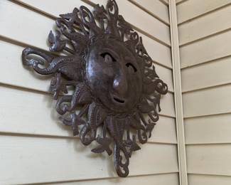 #244	Metal Sun Wall Hanging 22"	 $60.00 			