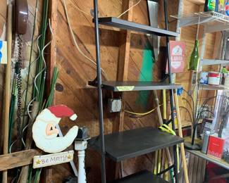 #196	Metal Ladder Shelf 30x22x91	 $75.00 			