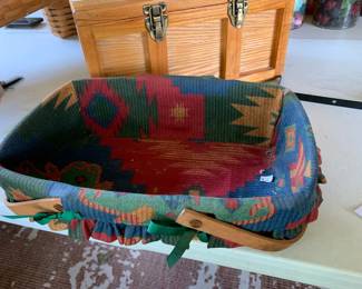 #127	Longaberger basket small sunrise basket 	 $20.00 			