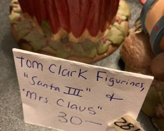 #281	Tom Clark "Santa III" and Mrs. Claus"	 $30.00 			