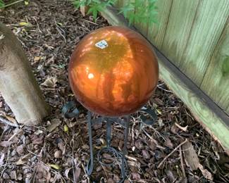 #226	Metal Stand w/ Gazing Ball 22"	 $25.00 			