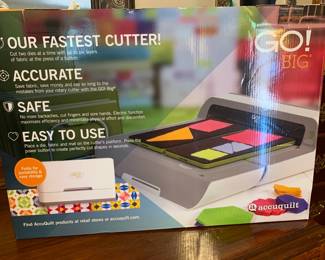 #097	accurate cut go big easy cut machine in box 	 $600.00 			