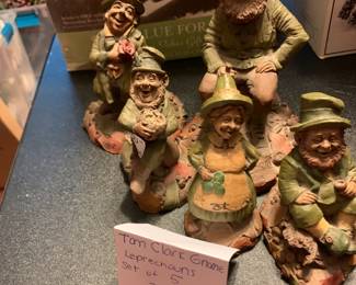 #284	Tom Clark Set of 5 Leprechauns	 $30.00 			