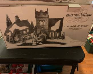 #255	Dickens Village Spirit Of Giving Set of 13	 $25.00 			