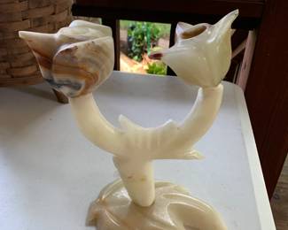 #211	Stone Candle Holder 9"	 $20.00 			