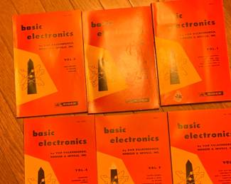 #286	Set of 6 Volumes Van Valkenburgh Basic Electronics	 $30.00 			