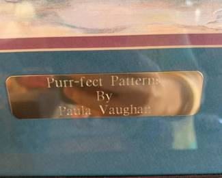 #041	Paula Vaughan print perfect patterns 34x29	 $75.00 			