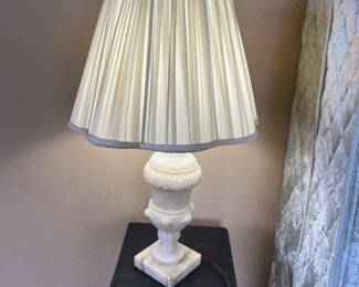 Marble table lamp
