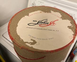 Vintage hat box