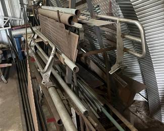 Metal Piping and pipe rack