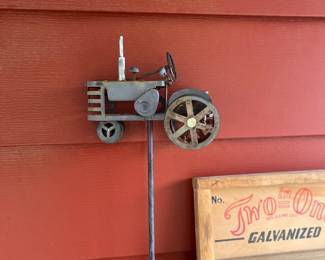Farmall Yard art