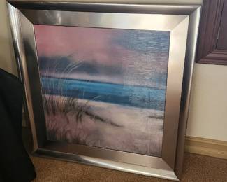 Framed Ocean Scene - Large