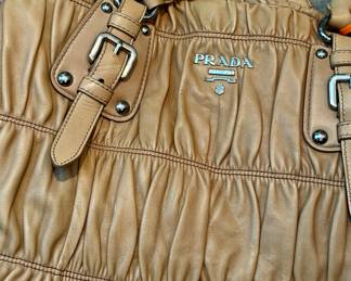 PRADA BEIGE RUCHED