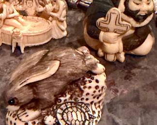 Netsuke rabbit