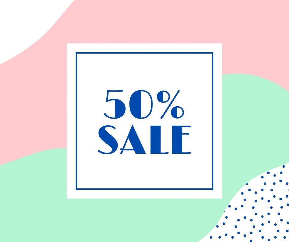 50 Off Special Offer Sale Promotion Facebook Post