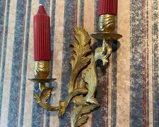 Sconces with candles