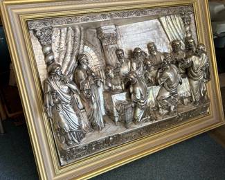 Vintage 3D “Last Supper” Art.