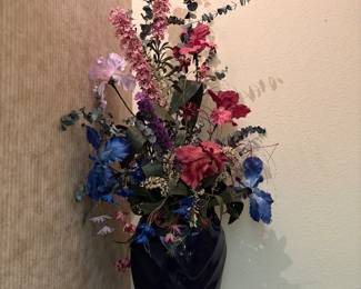 Faux floral arrangements