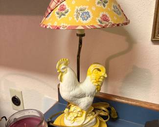 Rooster lamp