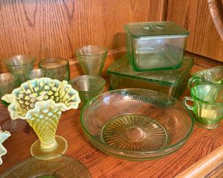 Vaseline glass