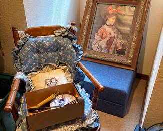 “Promised Rose” in antique frame