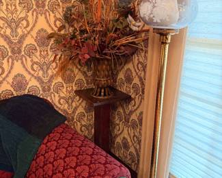 Faux floral arrangements