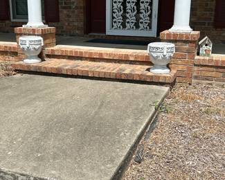 Cement planters