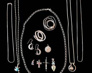 Sterling Silver Jewelry Artisan Pendant Collection