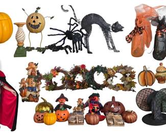 INSTANT HALLOWEEN COLLECTION Collectible Hallmark Ornaments, Decor Costume Lot