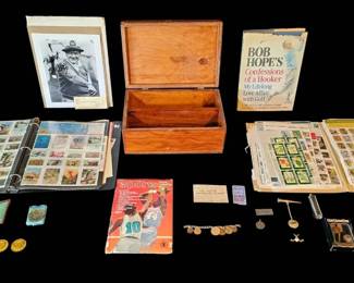 Estate Collectibles 19th Century Daguerreotype, Bob Hope, Stamps More