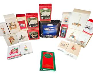 Hallmark Keepsake Mixed Lot Star Trek Collection, Whimsical Ornaments Vintage Registry