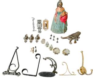 Architectural Hardware Americana Cast Iron... Both Functional Collectible