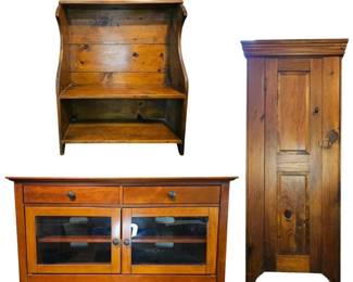Rustic Country Primitive Furniture Lot