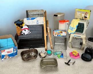 ULTIMATE PET CARE ANIMAL CONTROL LOT Crates, Gates, Traps Accessories