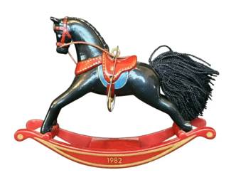 02 Rare Hallmark Rocking Horses 2nd 3rd Issues